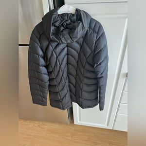 Patagonia, black winter down jacket